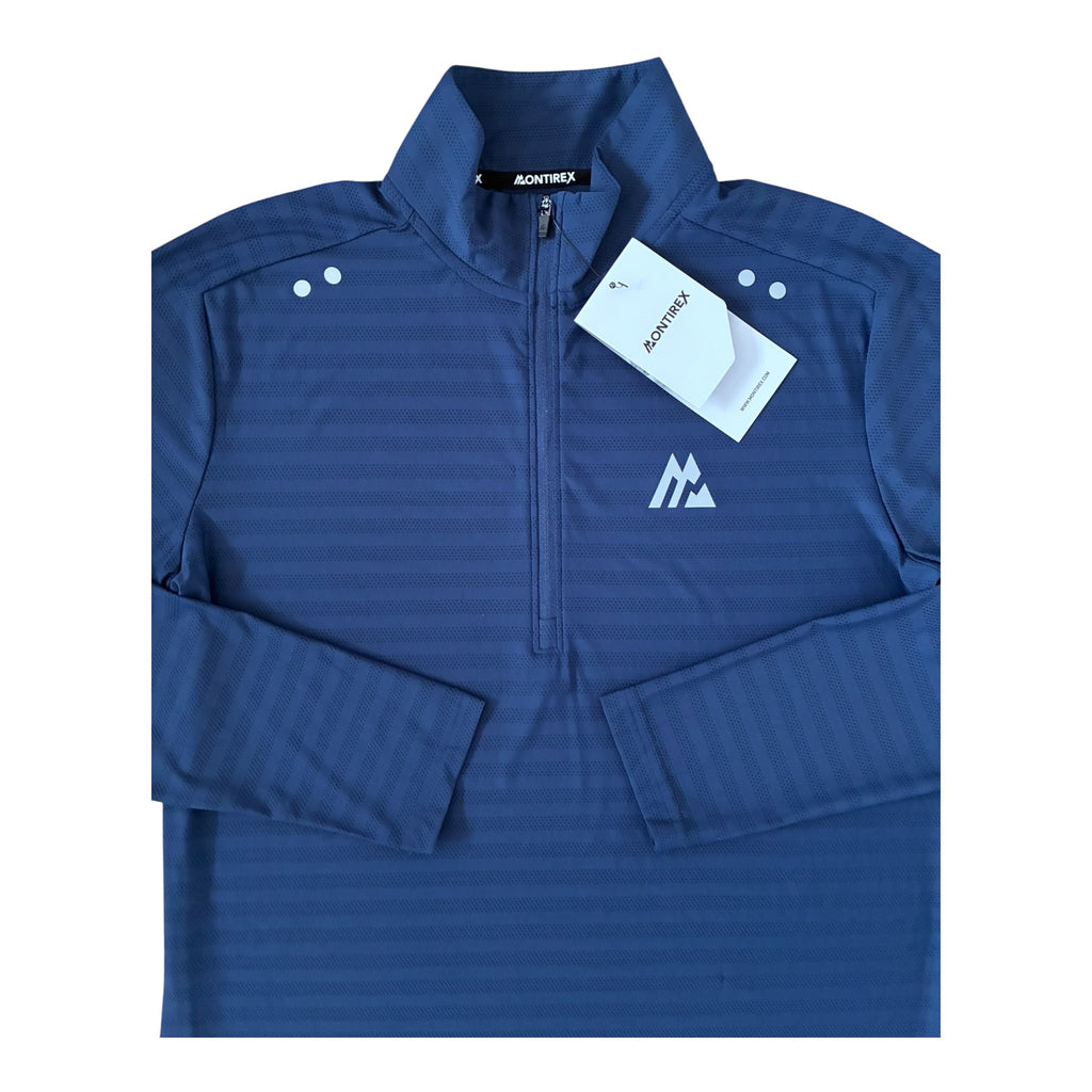 Montirex Draft 2.0 1/4 Zip & Trace Running Pant Tracksuit Set – Midnight Blue