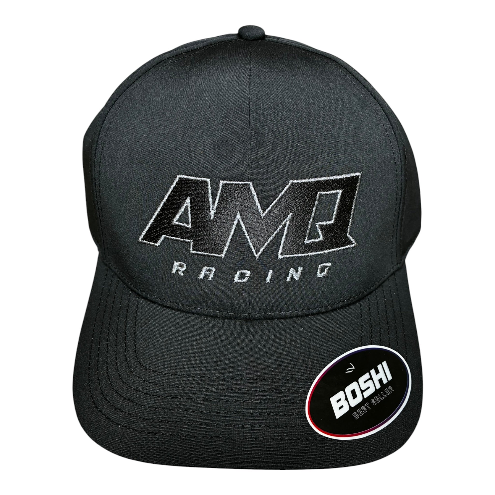 AMQ Black/Grey Aero-Tech Racing Cap - 2 For £75