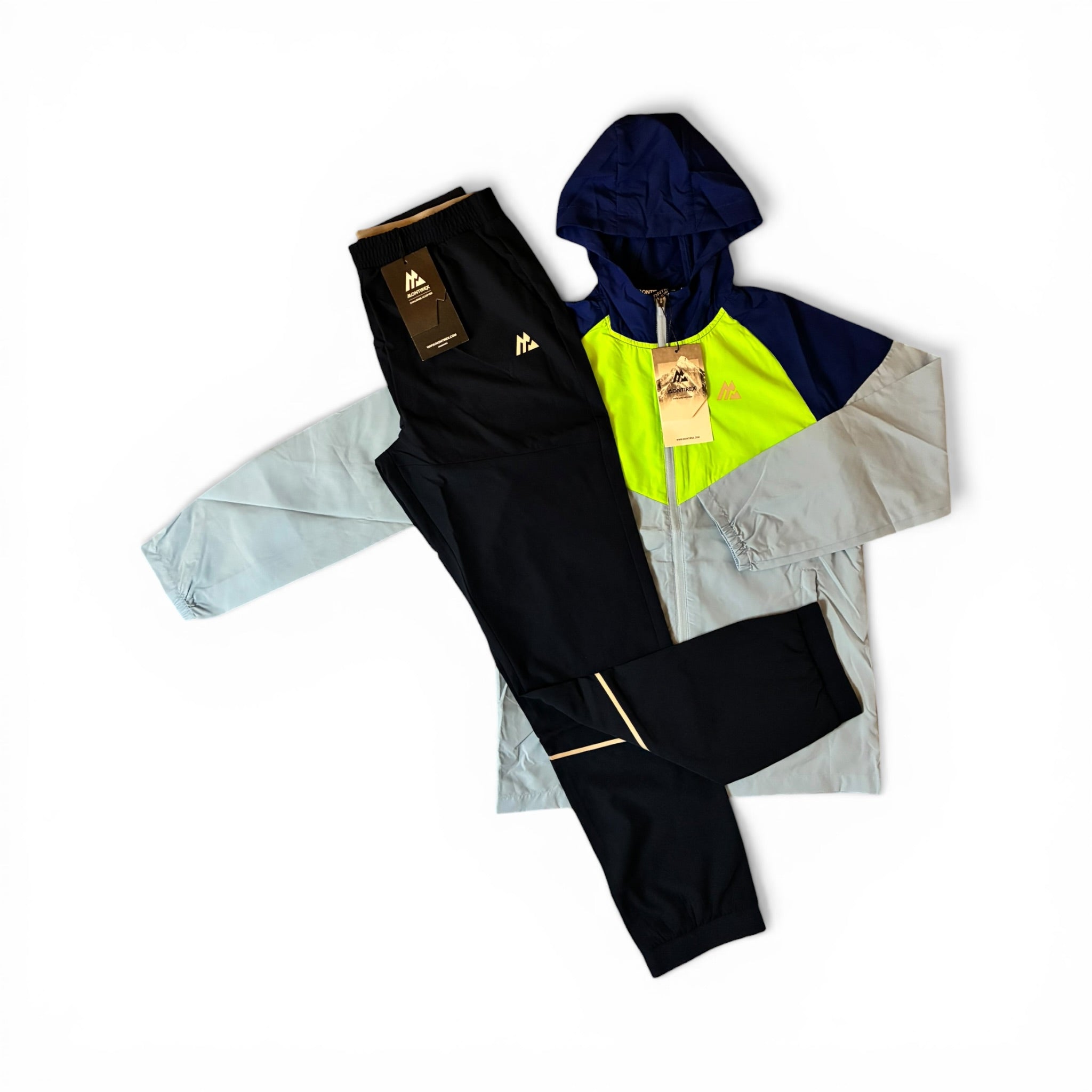 Montirex Junior Velocity Windbreaker Jacket & Track 2.0 Pant Tracksuit Set