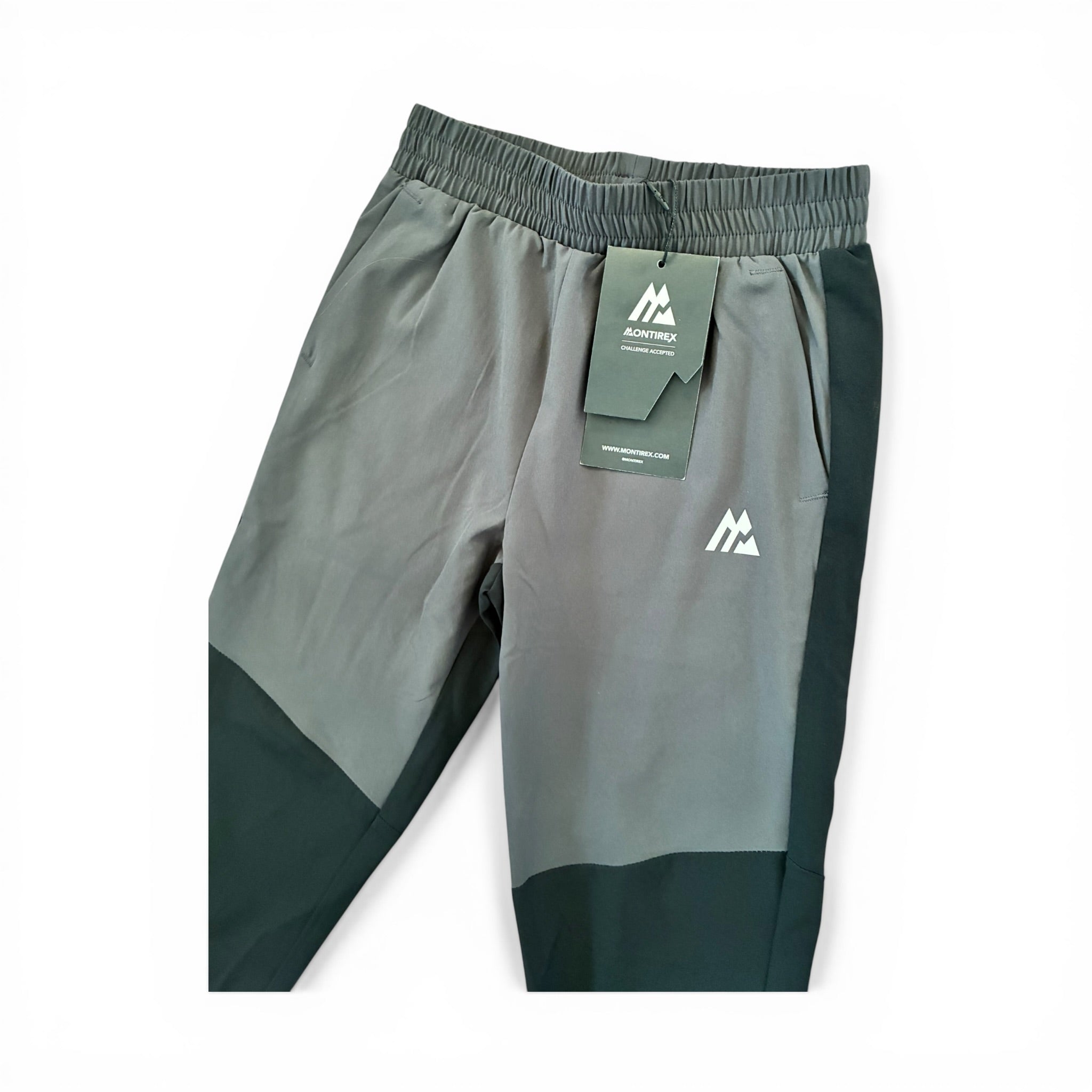 Montirex Junior Longitude Gridded Poly Hoodie & Rush Running Pant Tracksuit Set