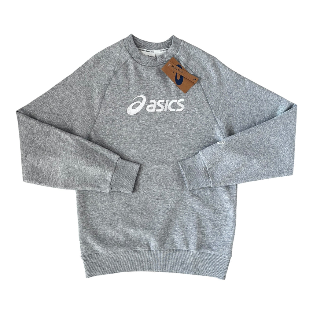 Asics Logo Fleece Tracksuit Set – Grey Heather