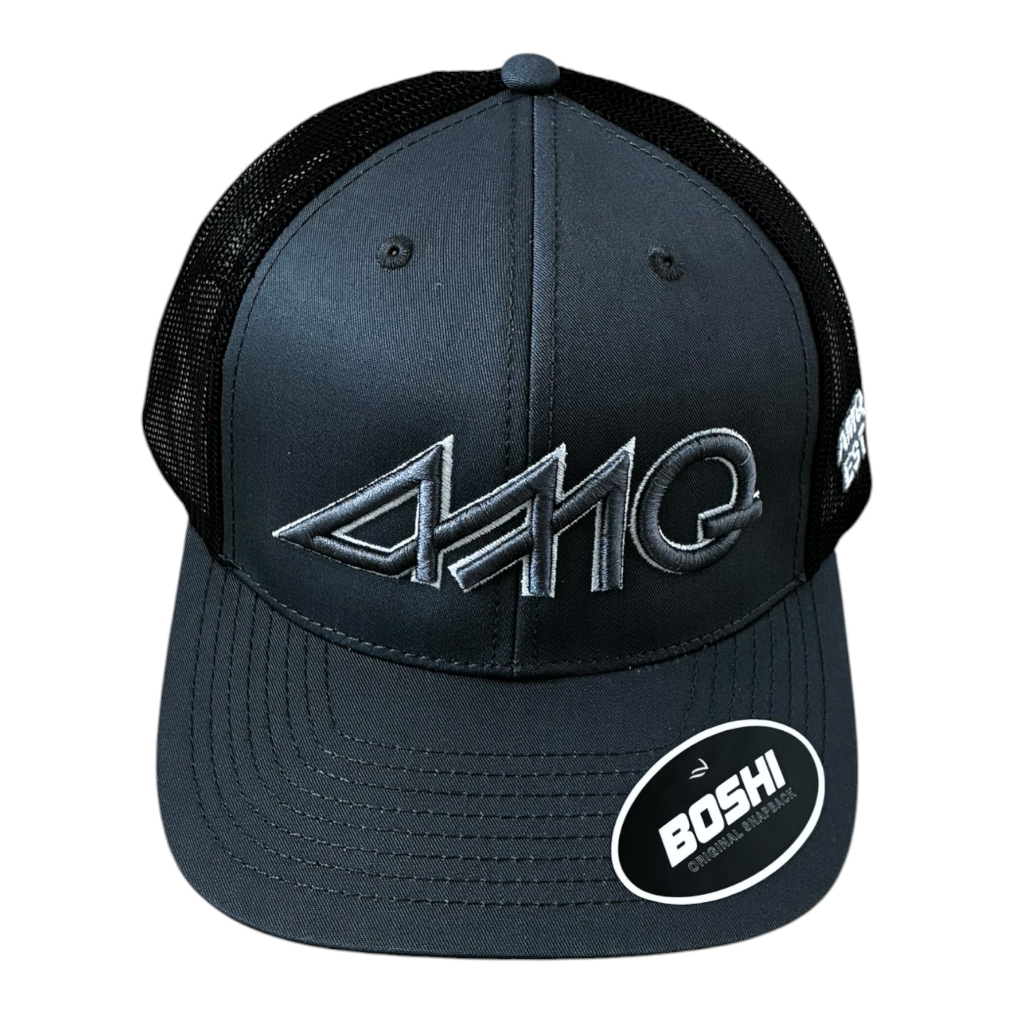 AMQ Grey-White / Black Cap - 2 For £75
