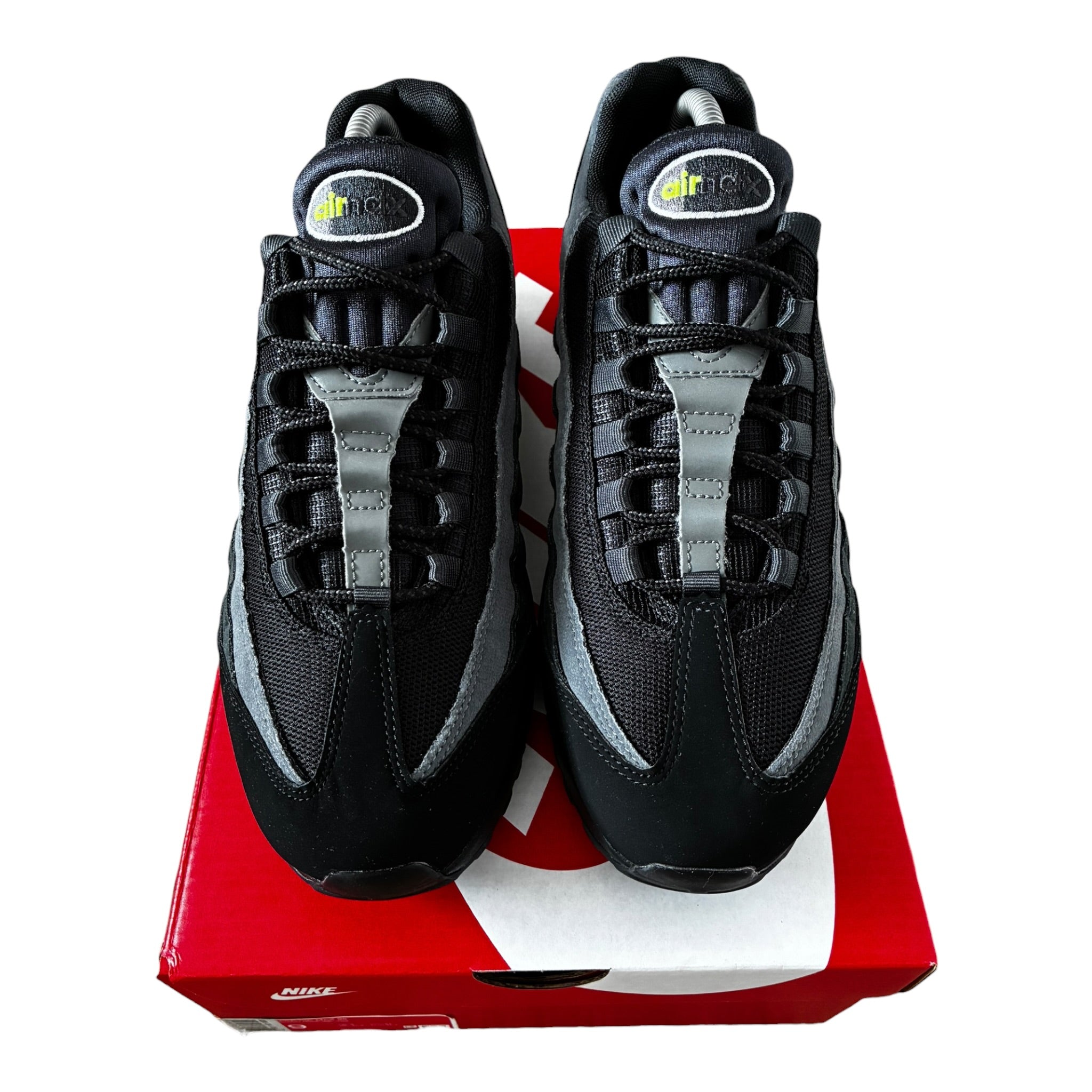 Nike Air Max 95 Black / Light Smoke Grey-Volt Retro Logo