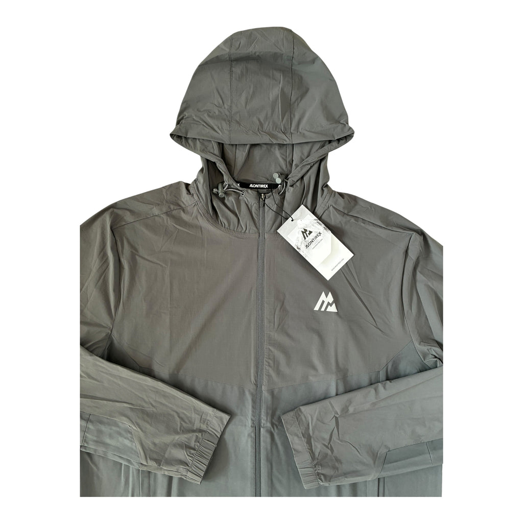 Montirex Surge Jacket & Trace Running Pant Tracksuit Set – Cement Grey