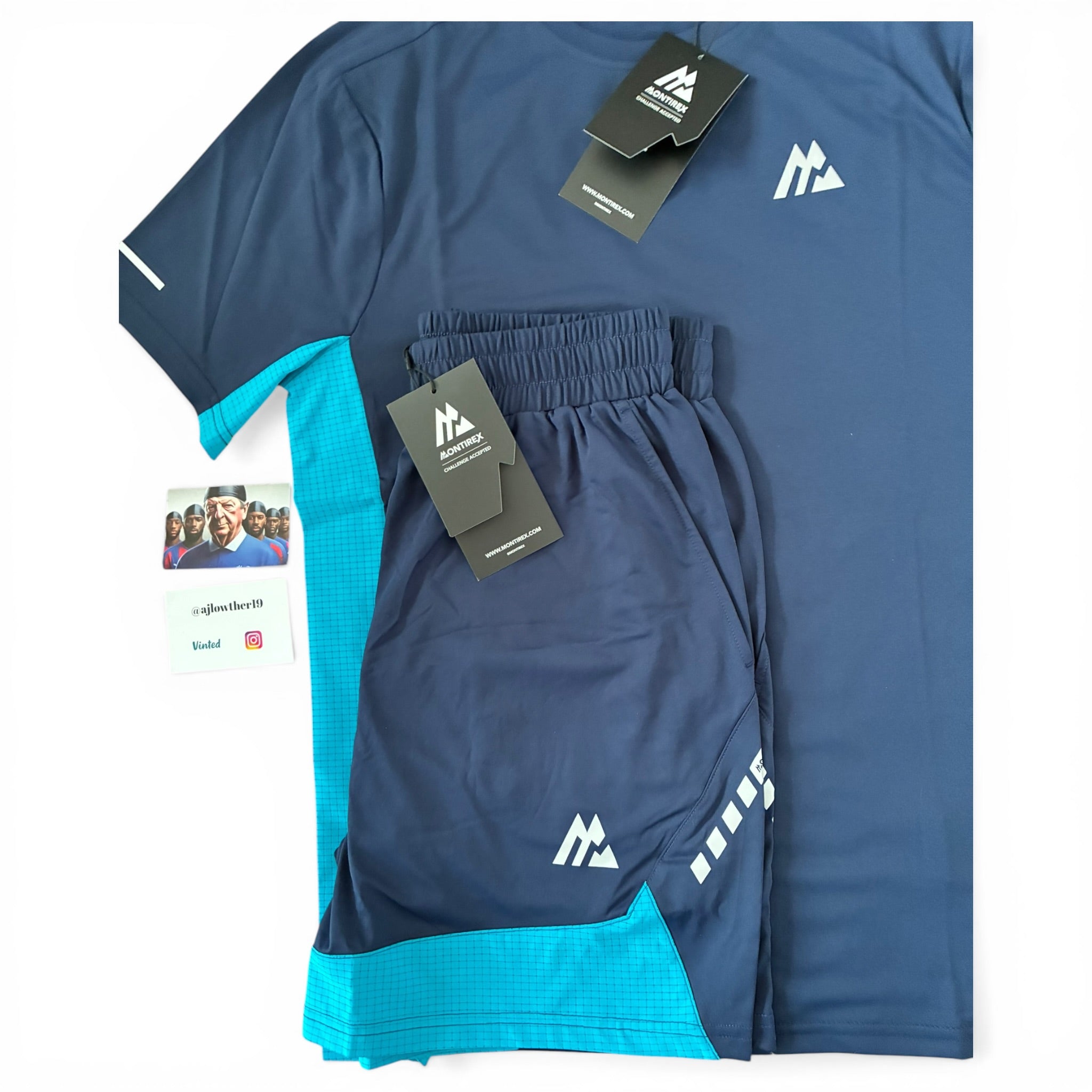 Montirex Trek 2.0 Windbreaker & Vector T-Shirt & Shorts Set