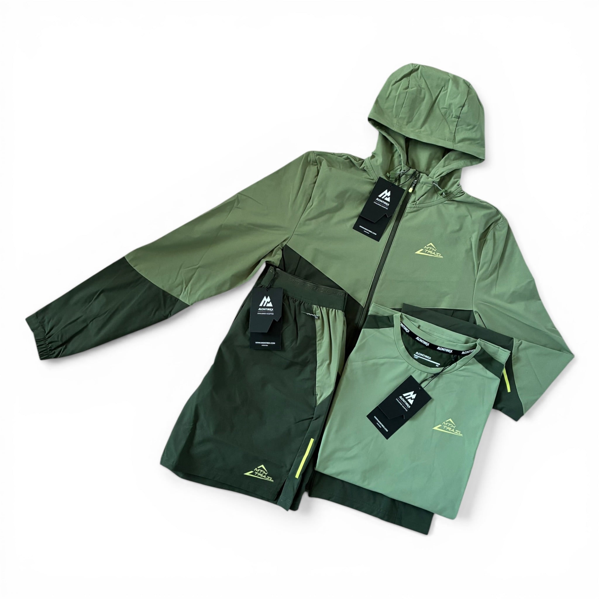 Montirex Trail Windbreaker T-Shirt & Shorts Set