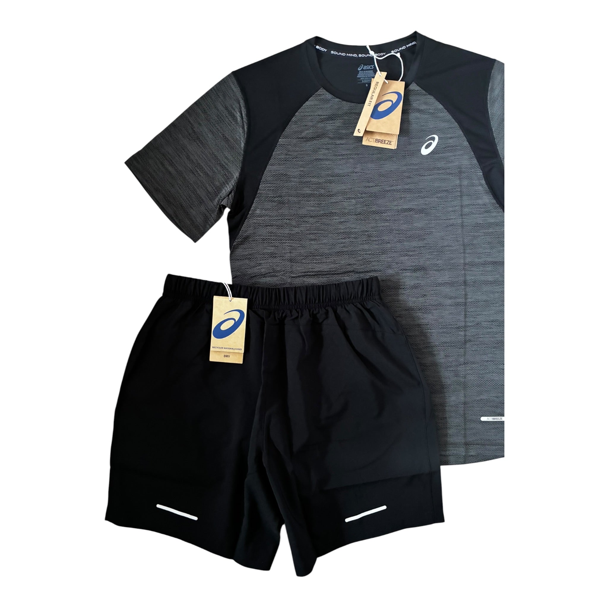 Asics Road Performance SS T-Shirt & Shorts Set