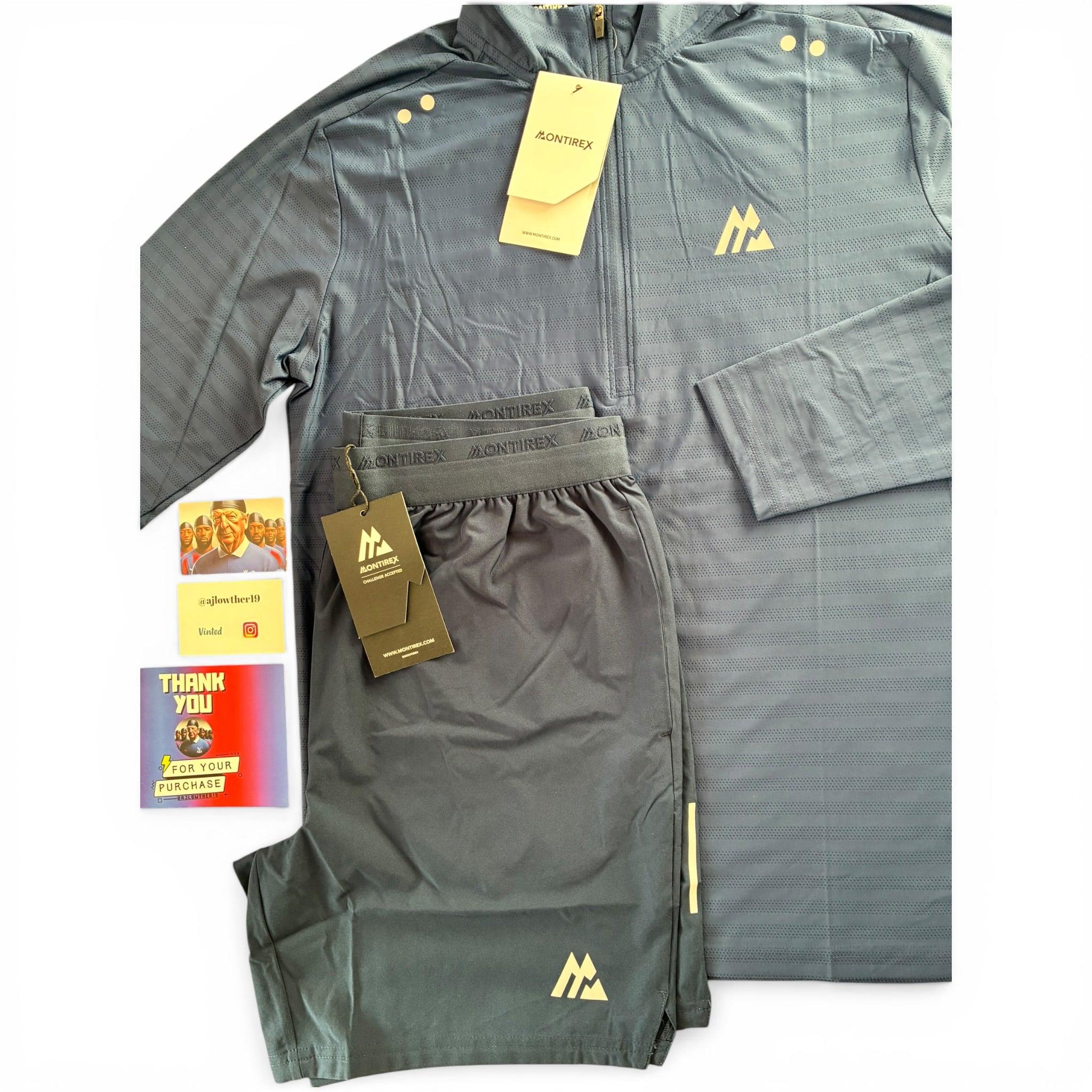 Montirex Draft 2.0 1/4 Zip & Fly 2.0 Shorts Set
