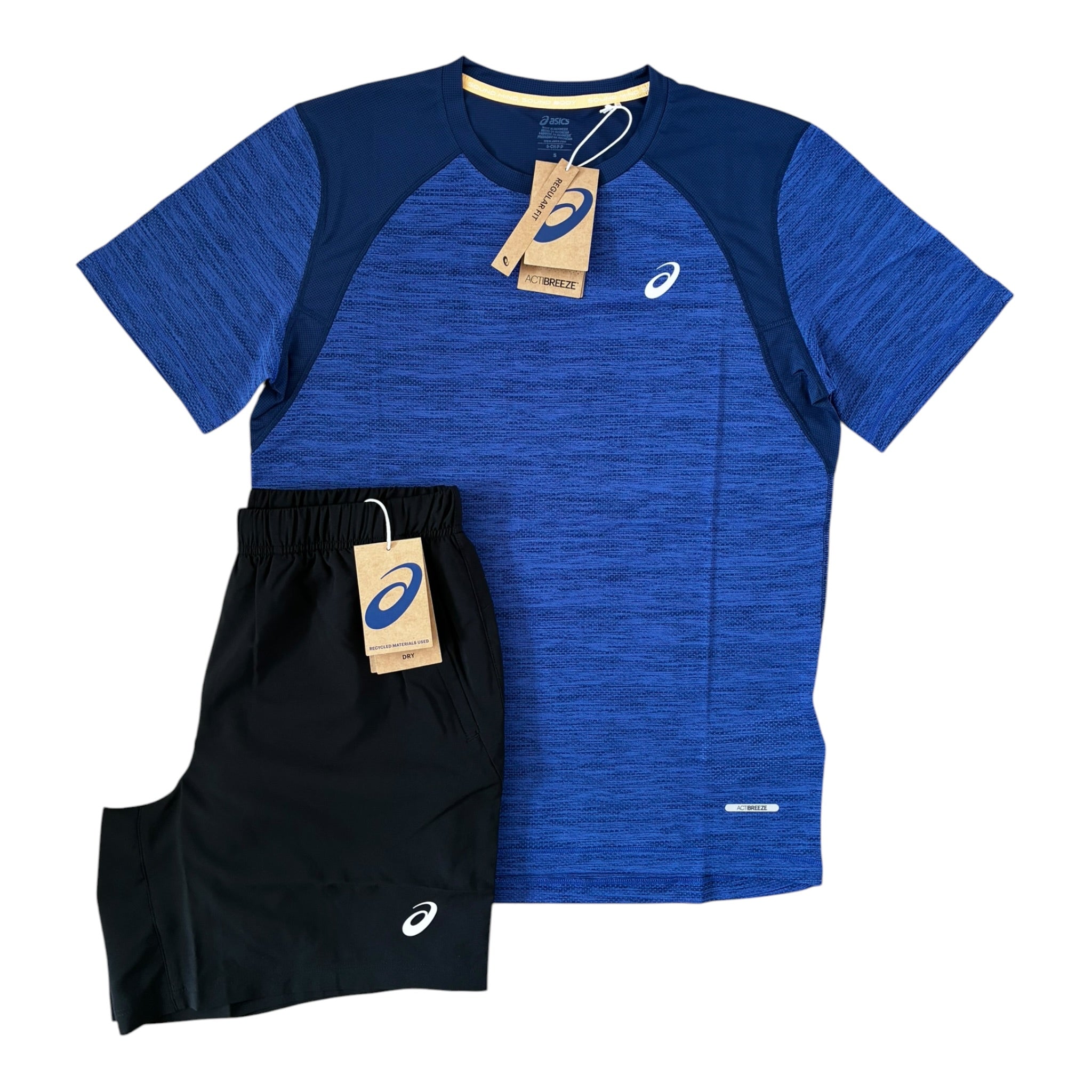 Asics Road Performance SS T-Shirt & Shorts Set