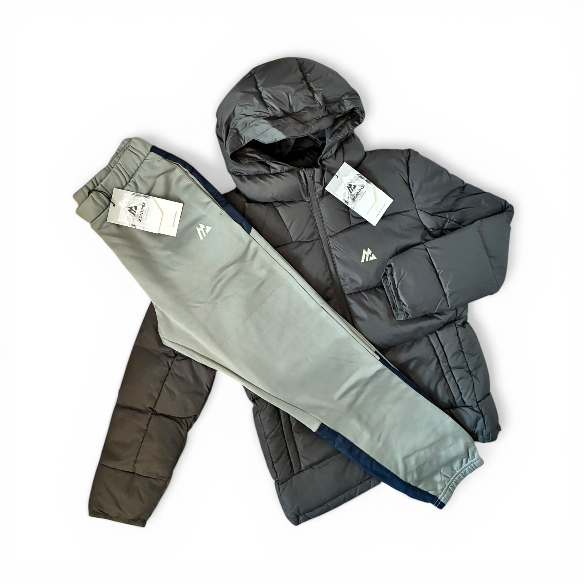 Montirex Junior Elevation Down Jacket & Mesa Fleece Jogger Set