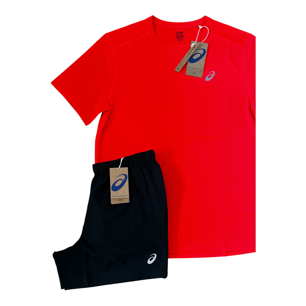 Asics Icon SS T-Shirt & Shorts Set
