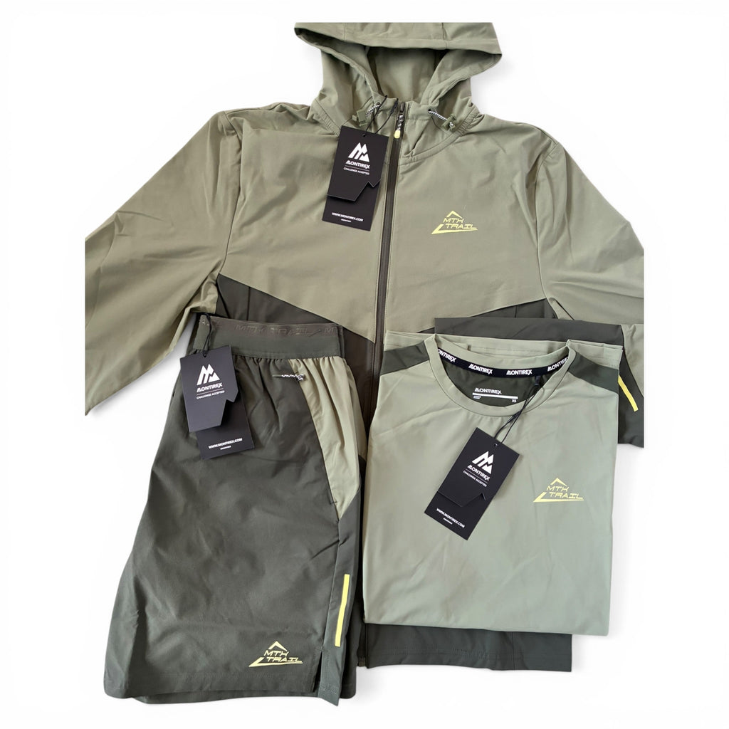 Montirex Trail Windbreaker T-Shirt & Shorts Set