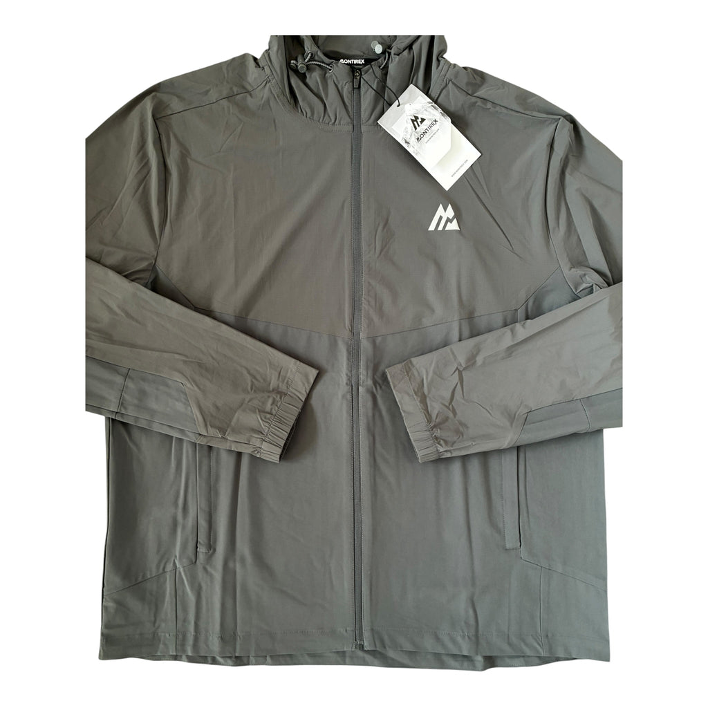 Montirex Surge Jacket & Trace Running Pant Tracksuit Set – Cement Grey
