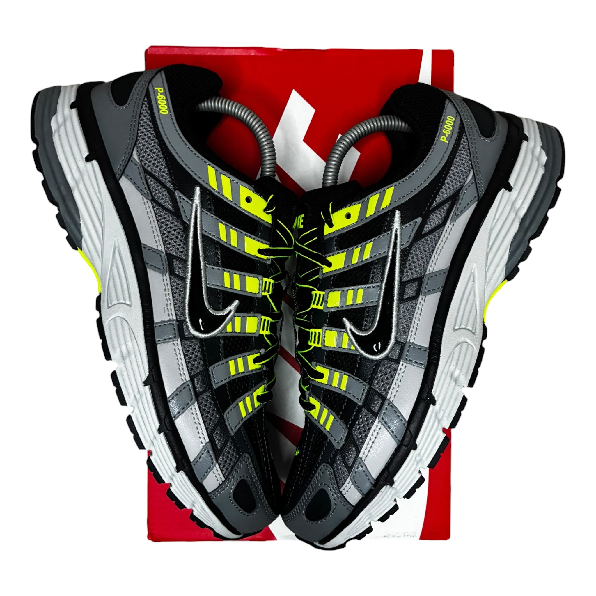 Nike P-6000 Dark Smoke Grey/Black/Neon