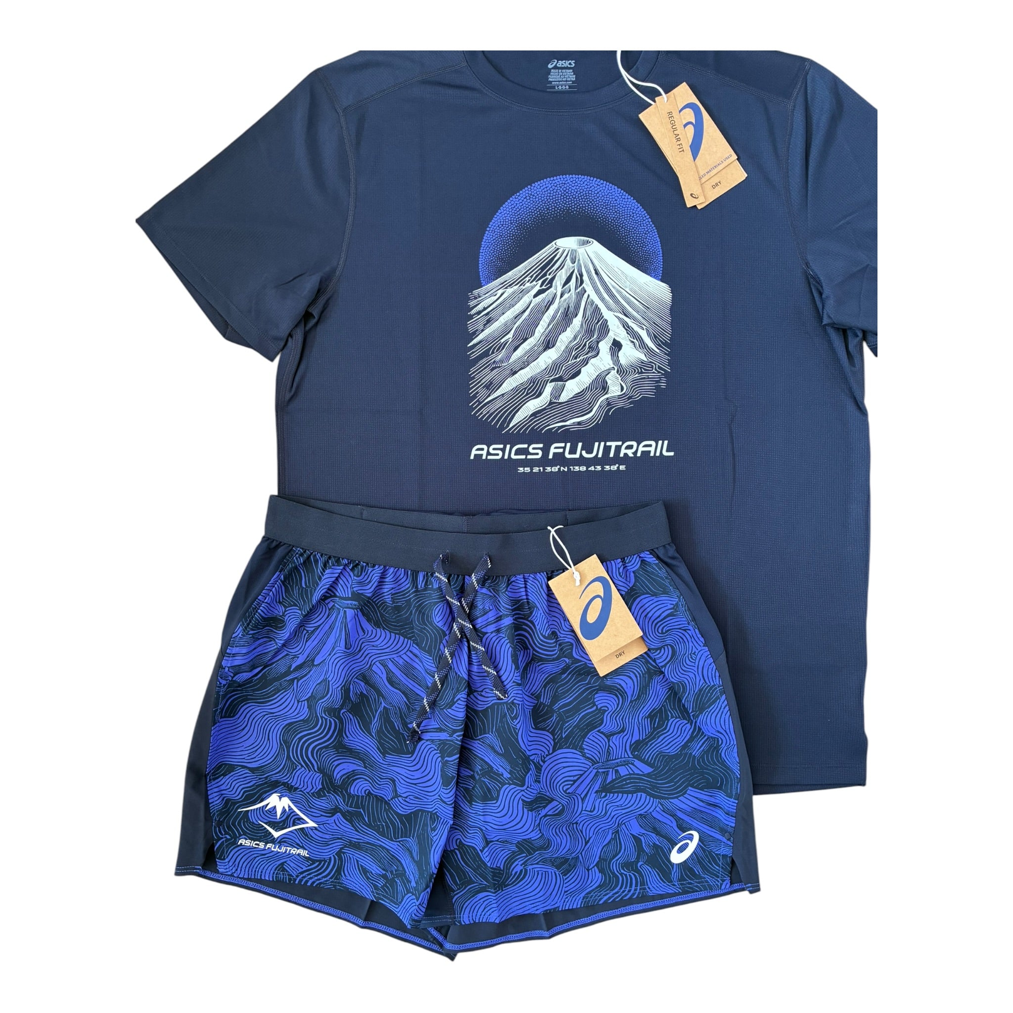 Asics Fujitrail T-Shirt & Shorts Set
