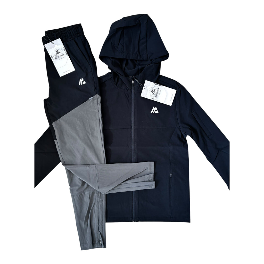 Montirex Junior Track 2.0 Windbreaker Jacket & Rush Running Pant Tracksuit Set