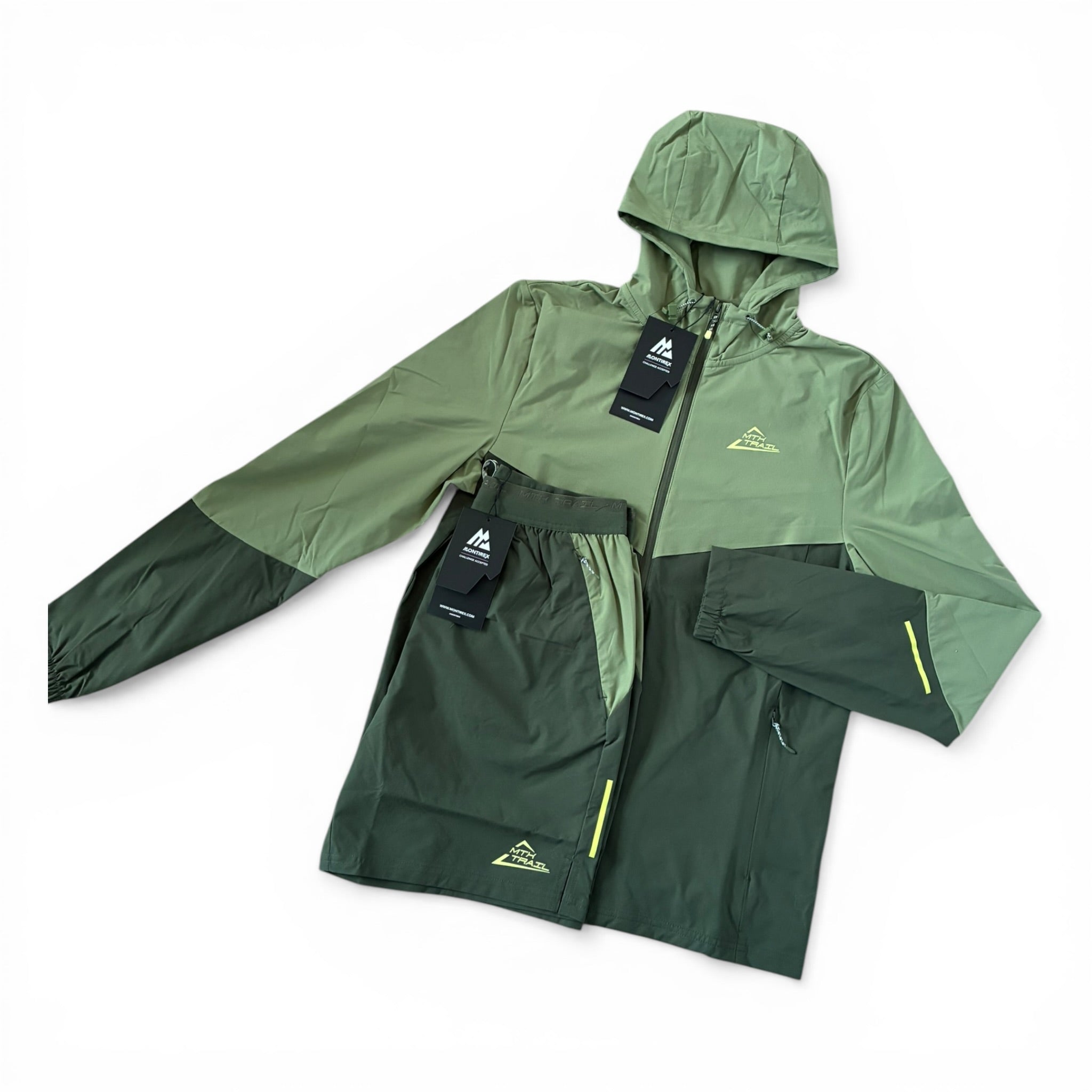 Montirex Trail Windbreaker T-Shirt & Shorts Set