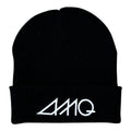 AMQ Winter Beanie Hat – Black/White – 2 for £45