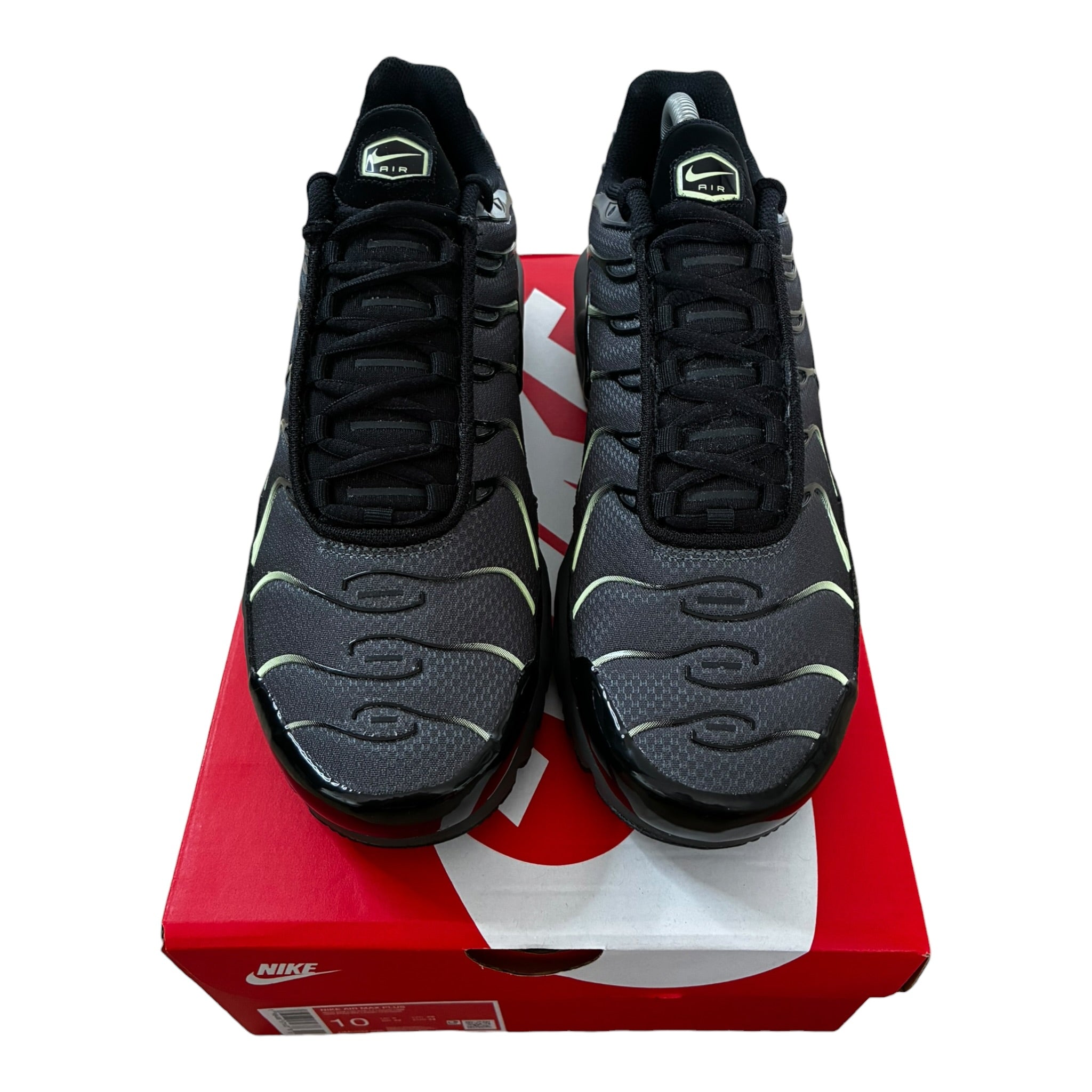 Nike Air Max Plus TN Iron Grey/Black-LT Liquid Lime