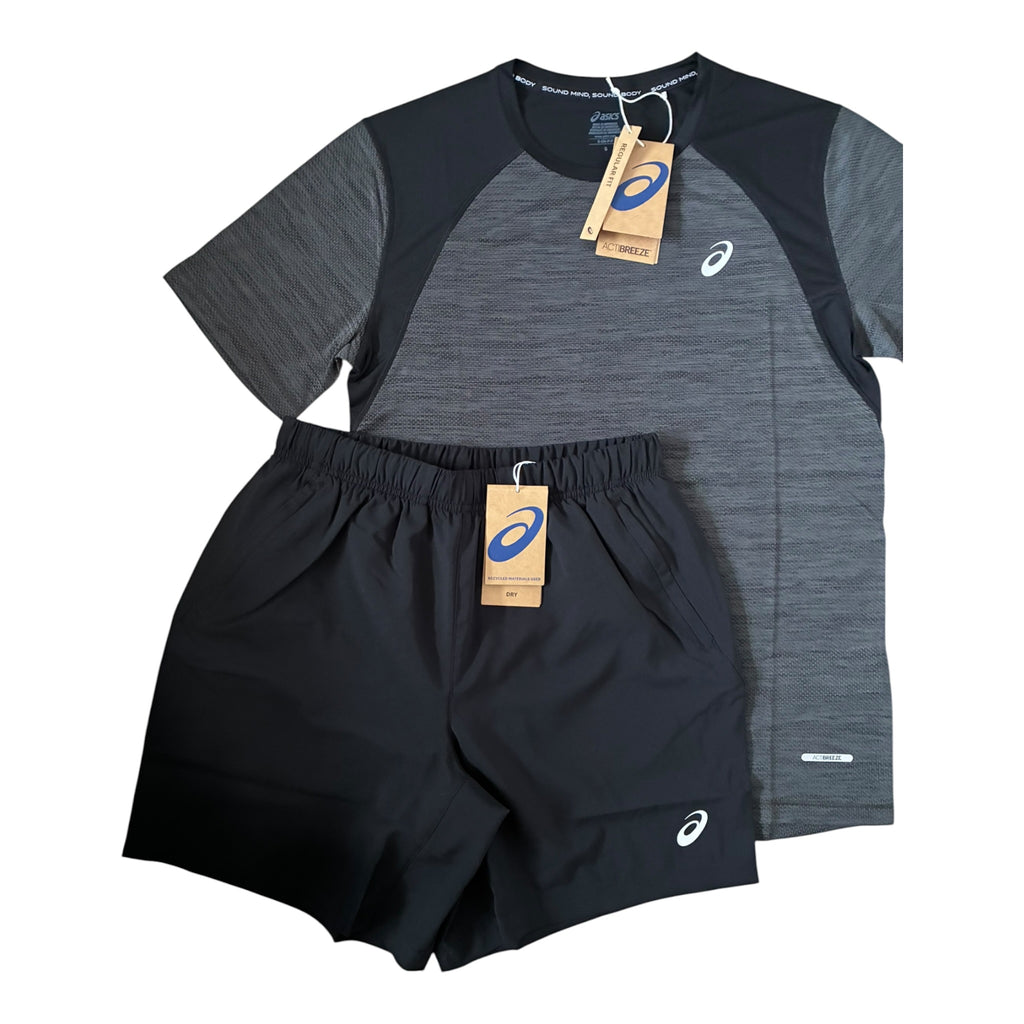 Asics Road Performance SS T-Shirt & Shorts Set