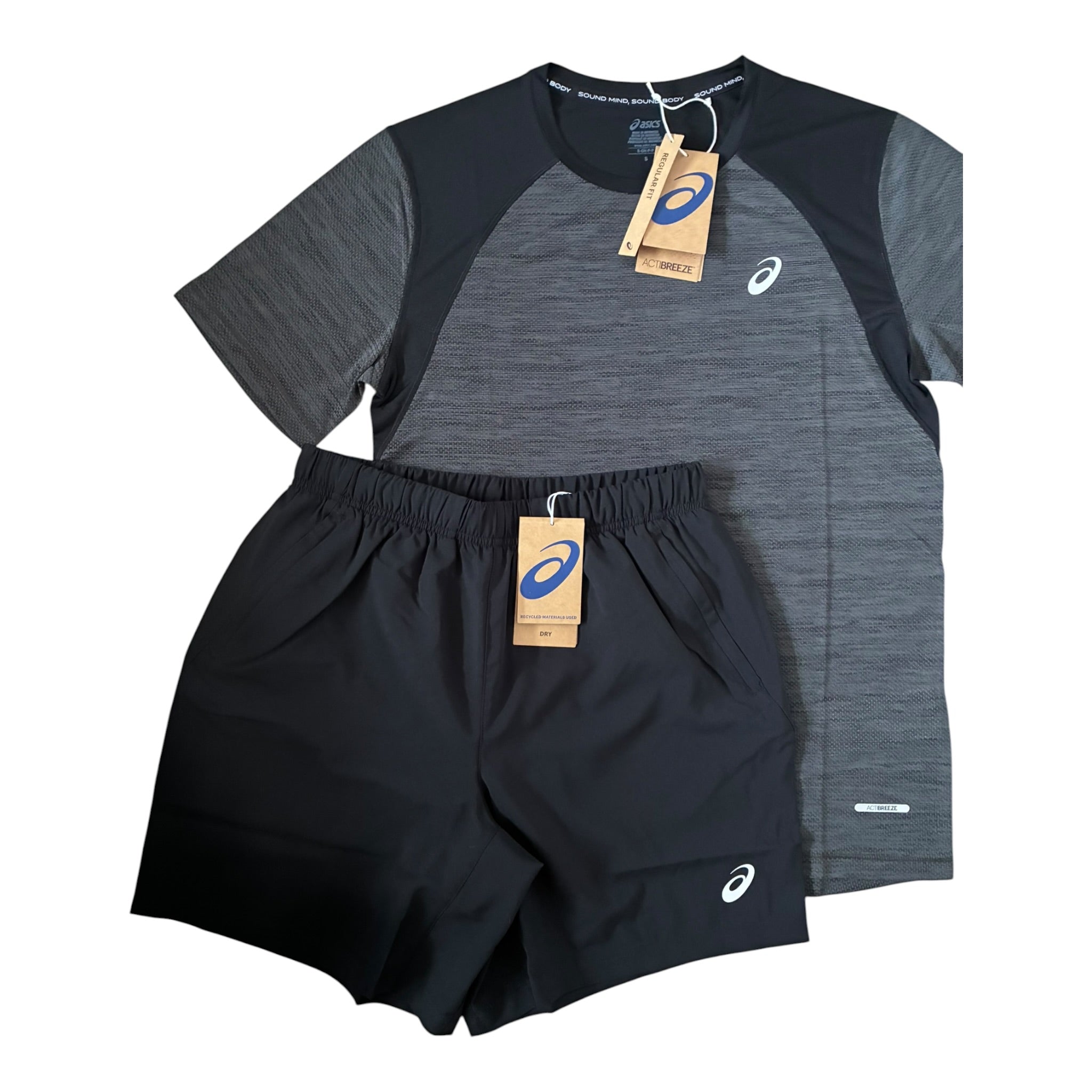 Asics Road Performance SS T-Shirt & Shorts Set