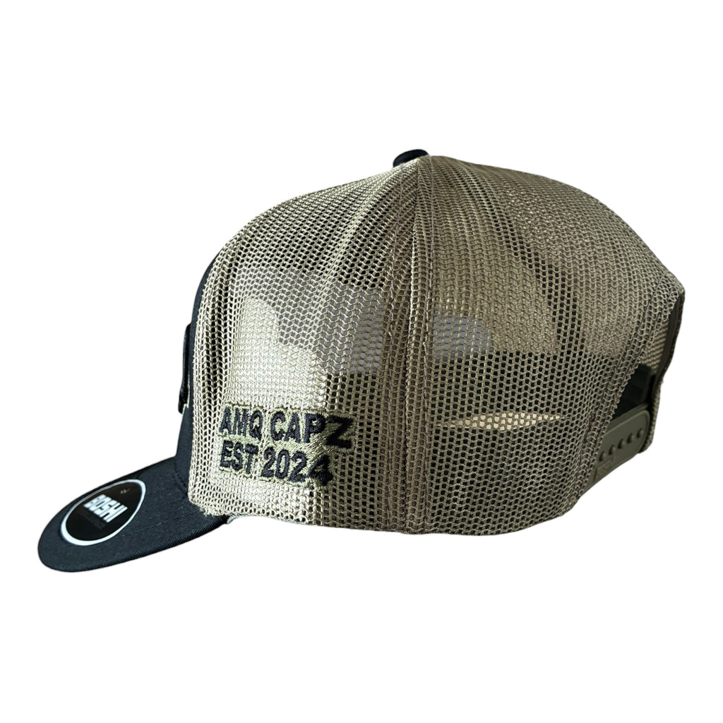 AMQ Black / Khaki Cap - 2 For £75