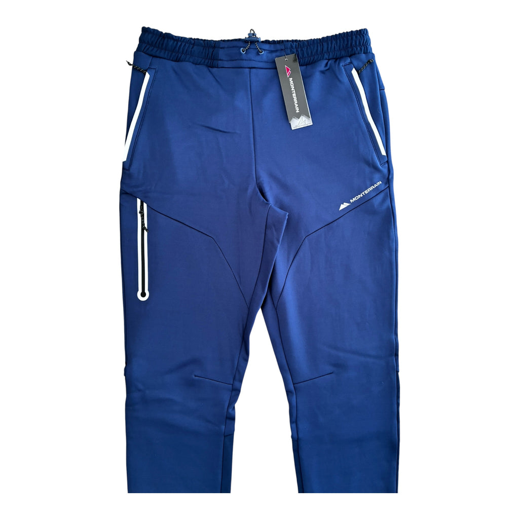 Monterrain Speed 2.0 Poly Fleece Tracksuit Set – Black Iris/Navy Blue