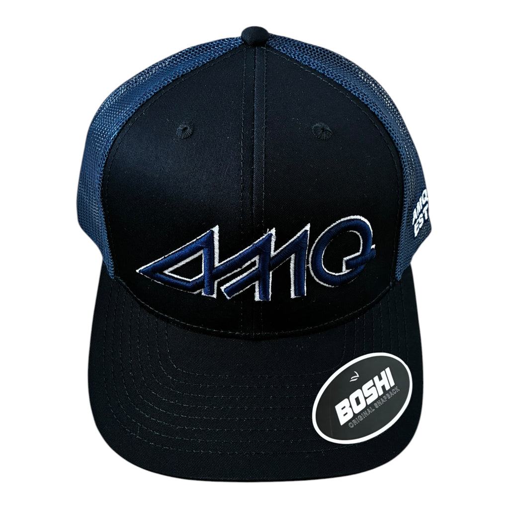 AMQ Navy Blue / White Cap - 2 For £75