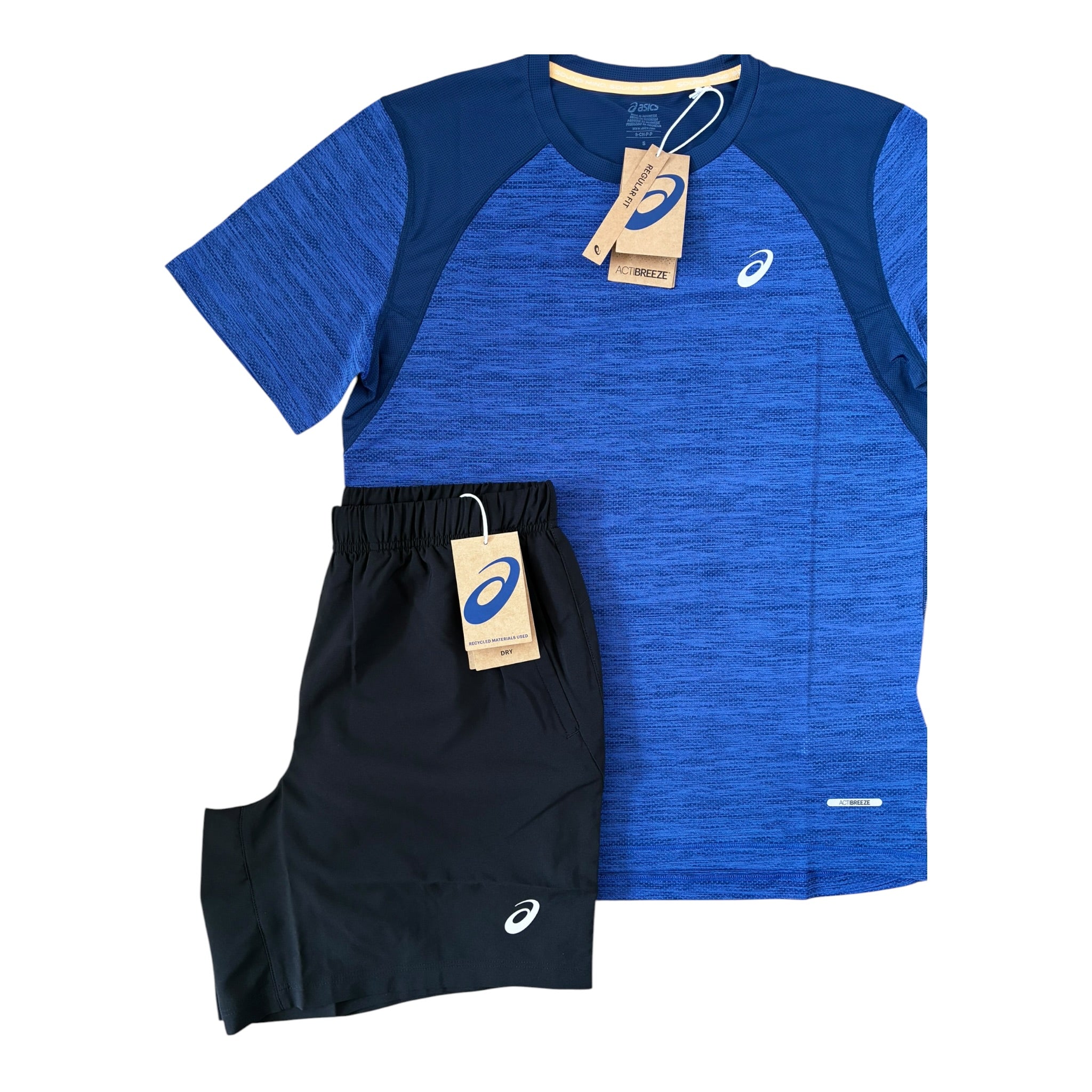 Asics Road Performance SS T-Shirt & Shorts Set