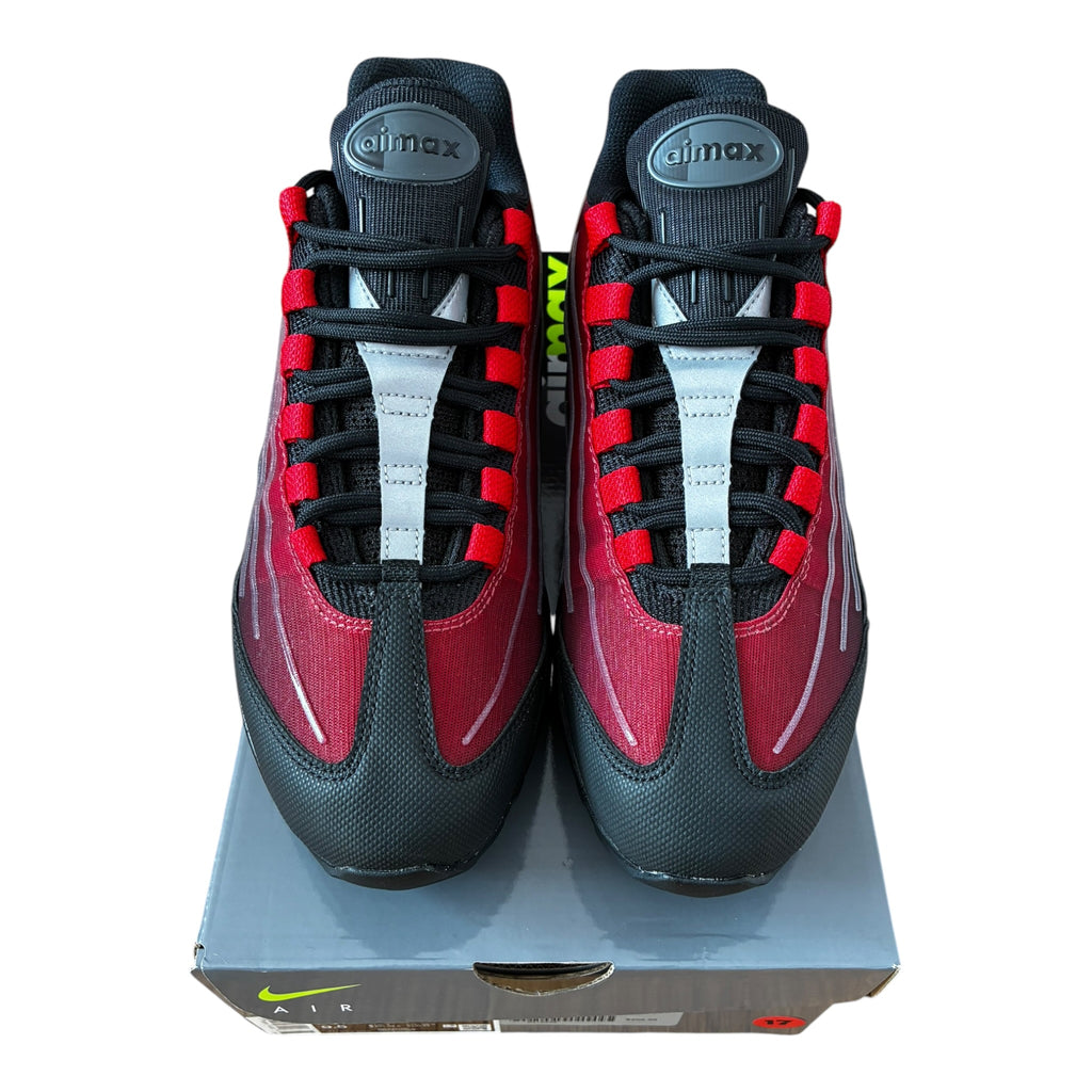 Nike Air Max 95 Big Bubble Tech Black/University Red-Tough Red