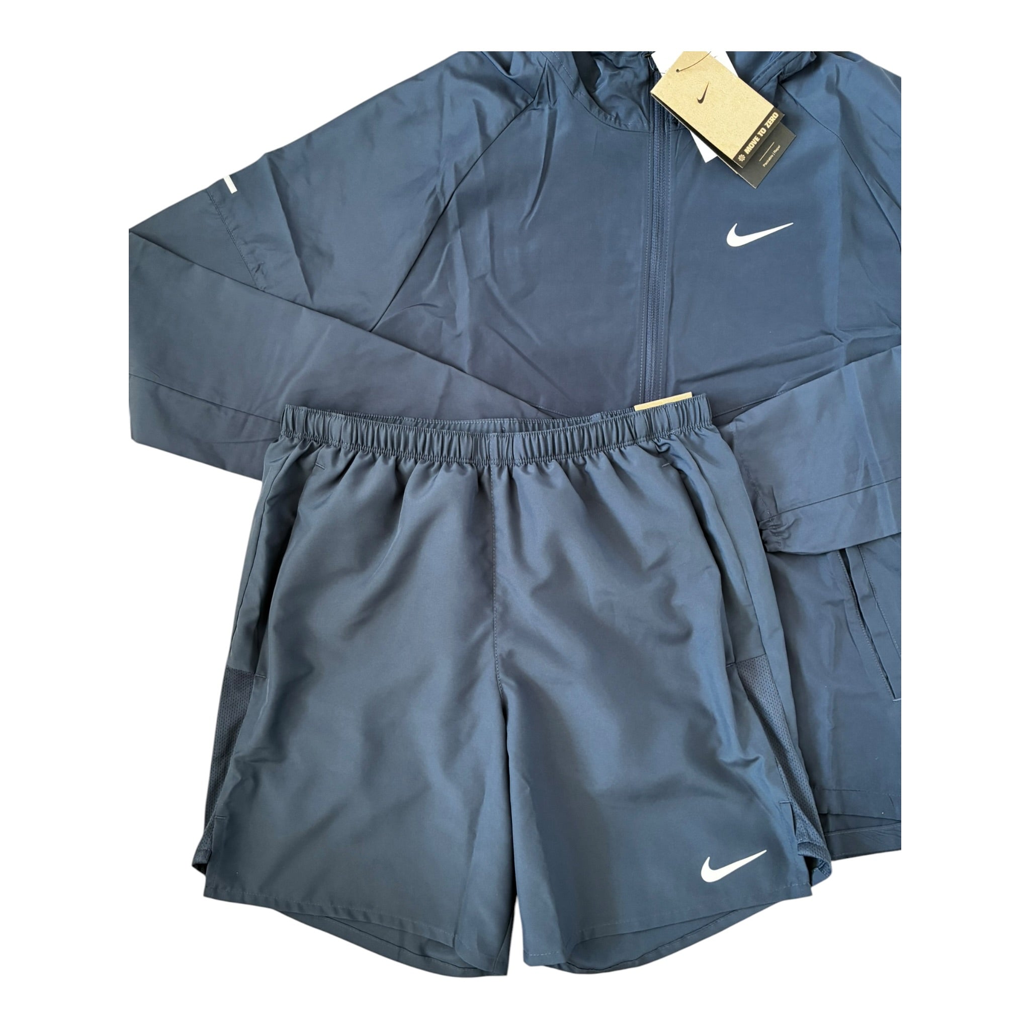 Nike Miler Repel UV Windrunner Jacket & Shorts Set