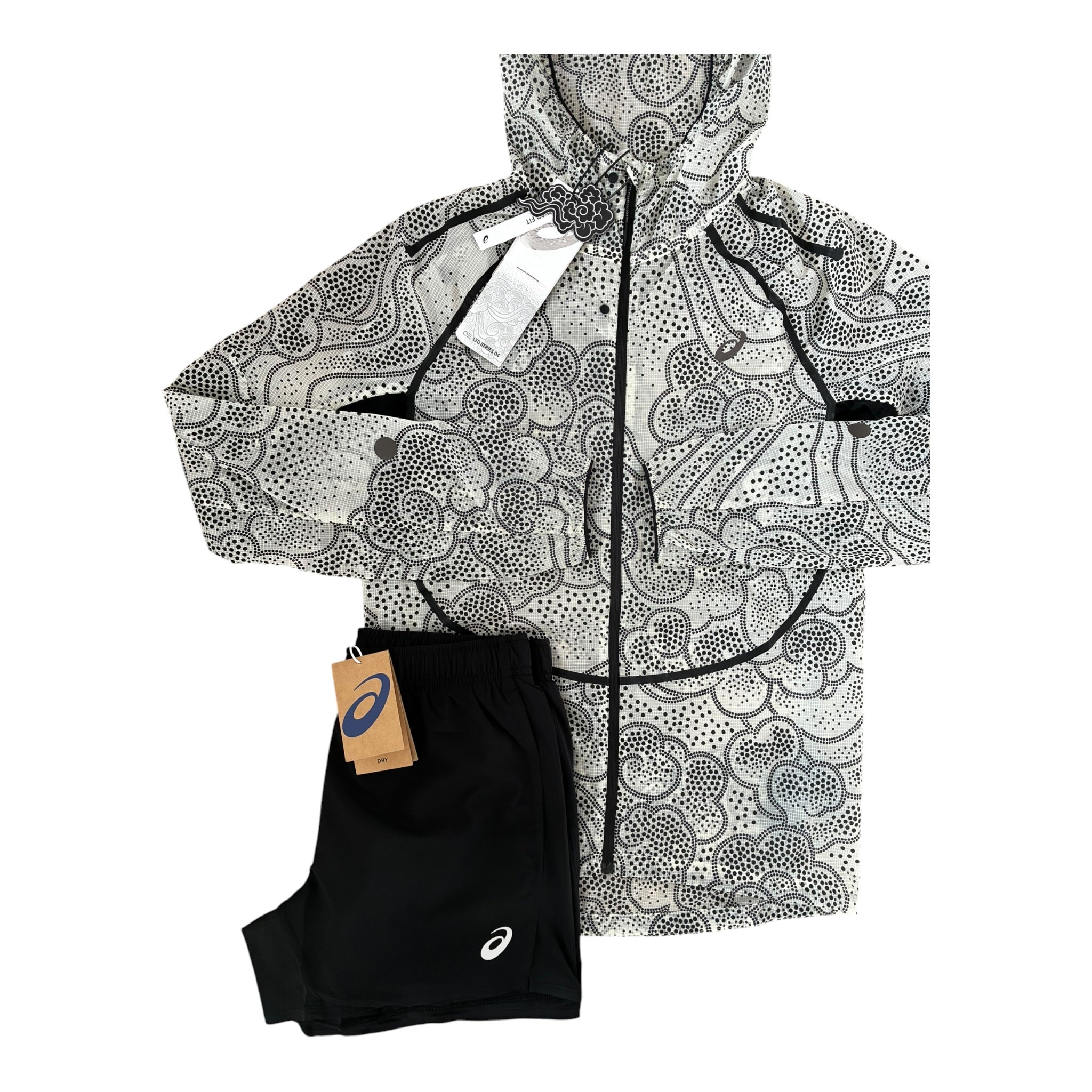 Asics Limited Series Windbreaker Jacket & Core Shorts Set