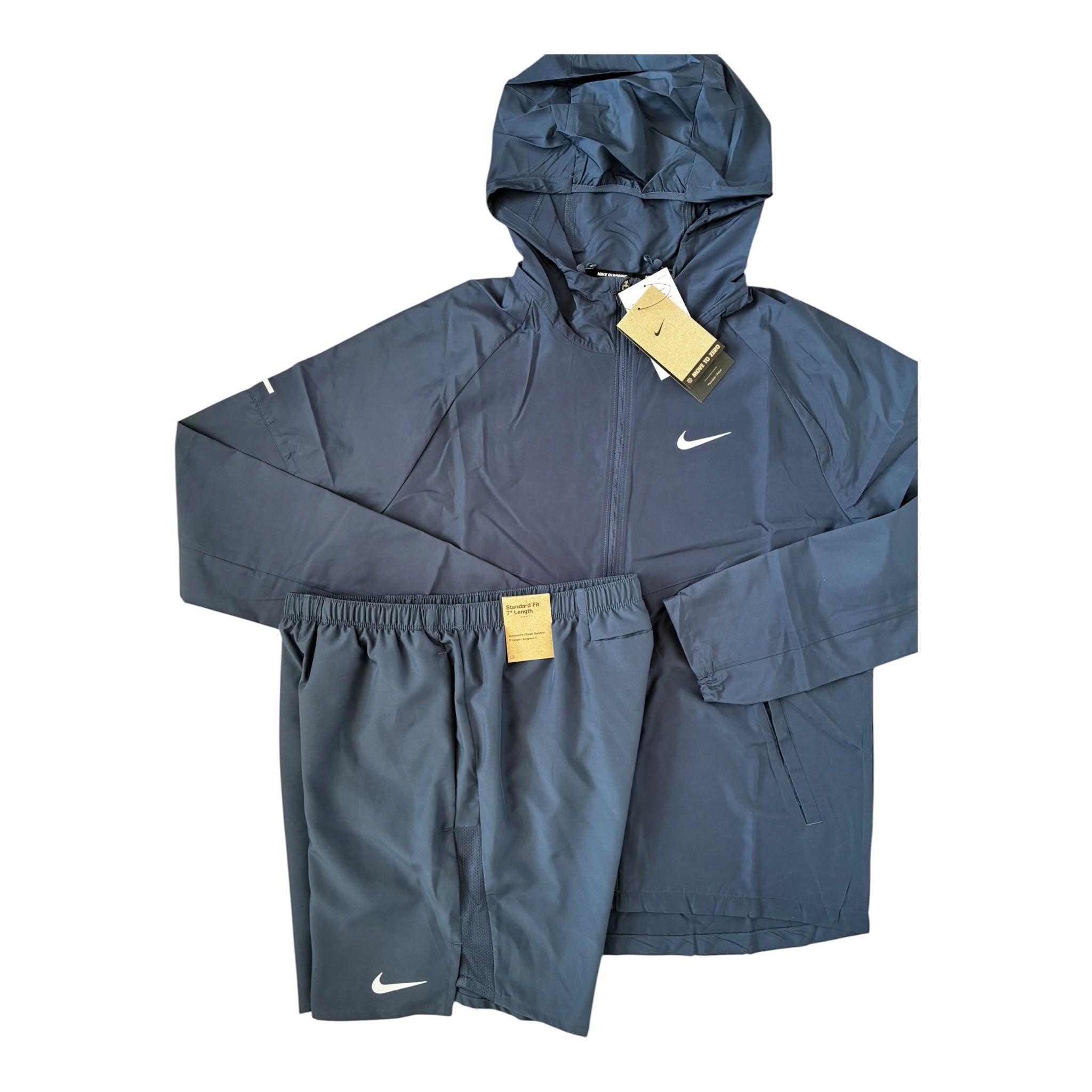 Nike Miler Repel UV Windrunner Jacket & Shorts Set