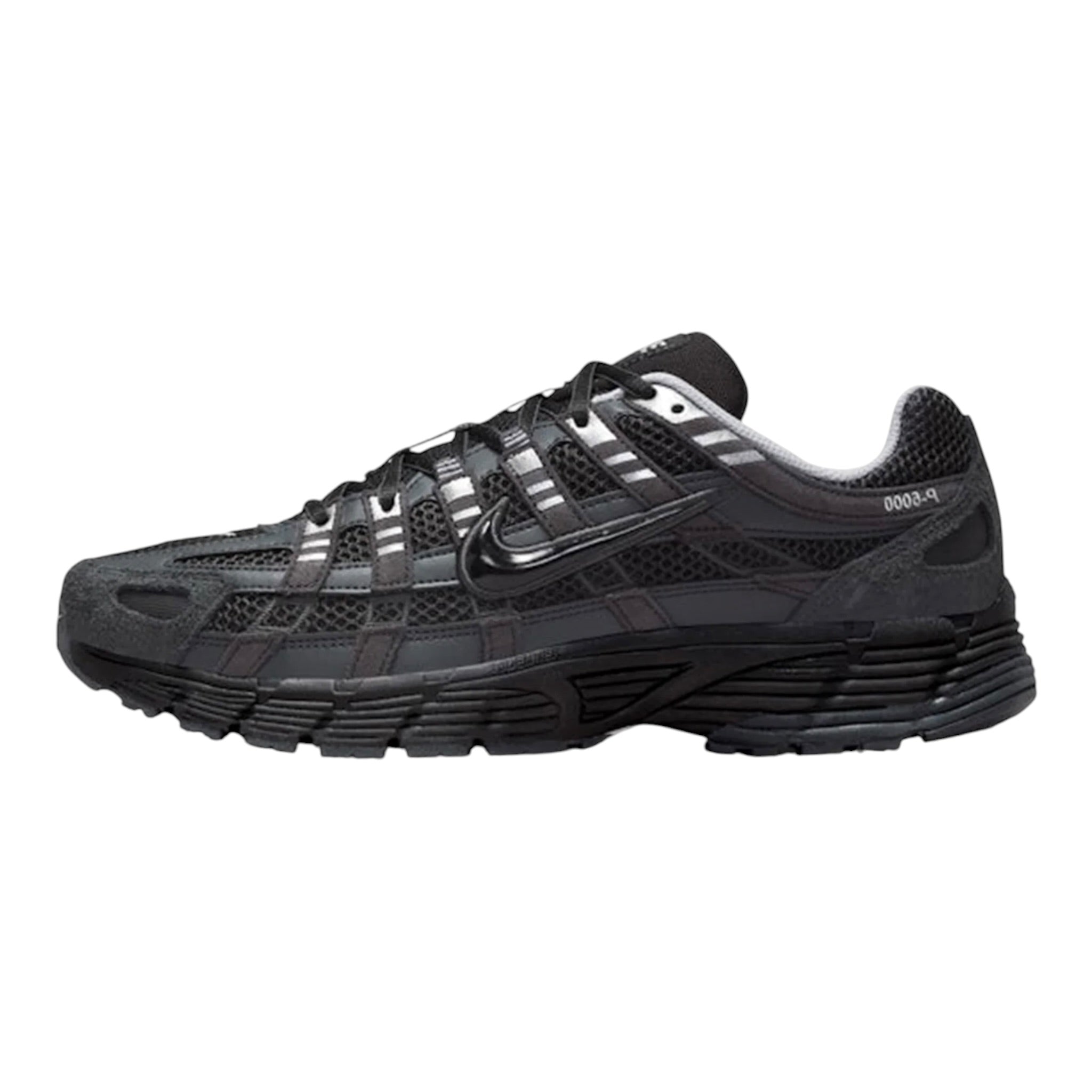 Nike P-6000 Black/Anthracite Chrome Suede