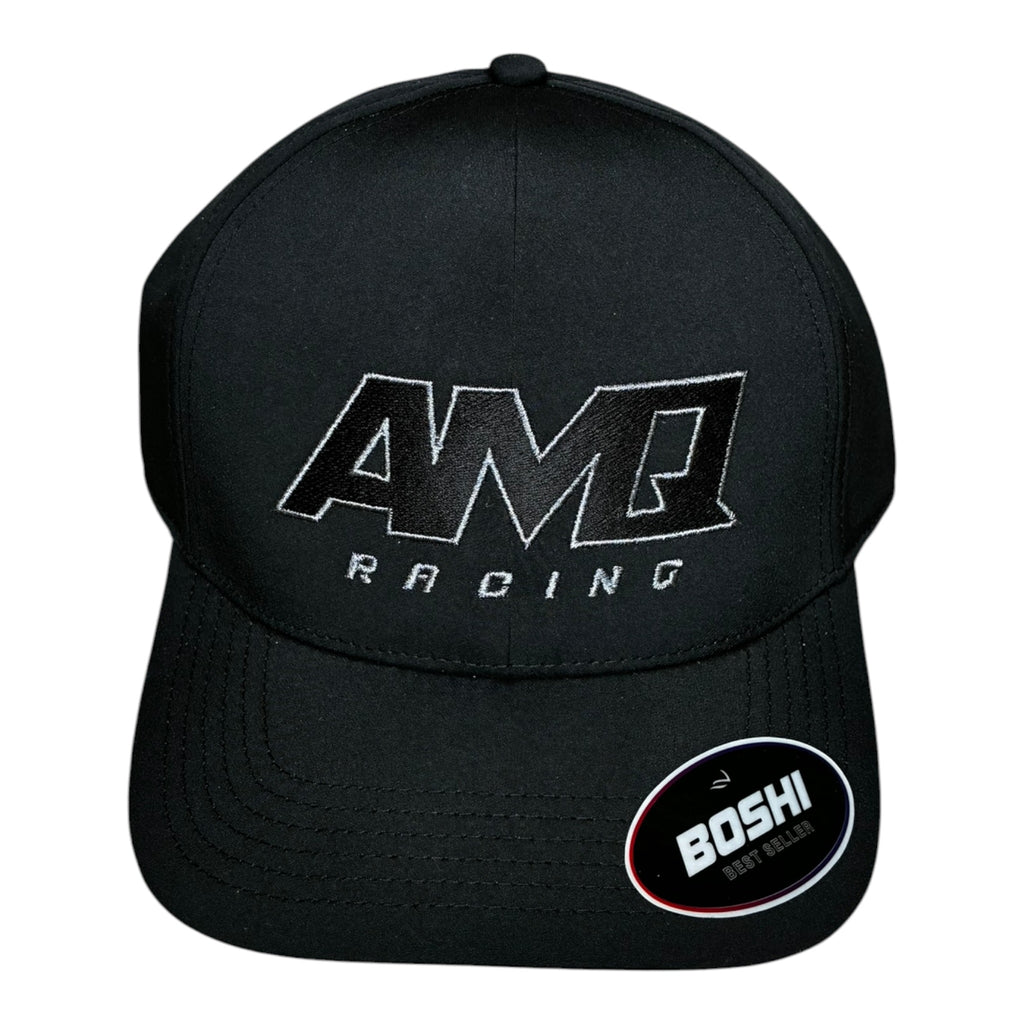 AMQ Black/Grey Aero-Tech Racing Cap - 2 For £75