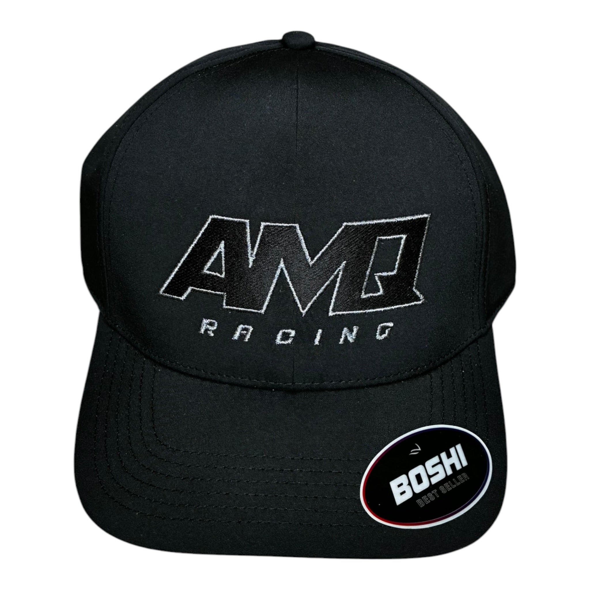 AMQ Black/Grey Aero-Tech Racing Cap - 2 For £75