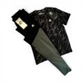 Montirex Junior Steele Printed T-Shirt & Rush Running Tracksuit Pant Set