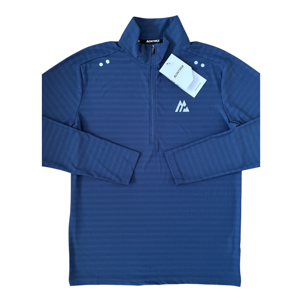 Montirex Draft 2.0 1/4 Zip & Trace Running Pant Tracksuit Set – Midnight Blue