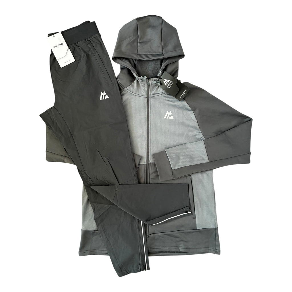 Montirex Flex Gridded Hoodie & Fly 2.0 Pant Tracksuit Set