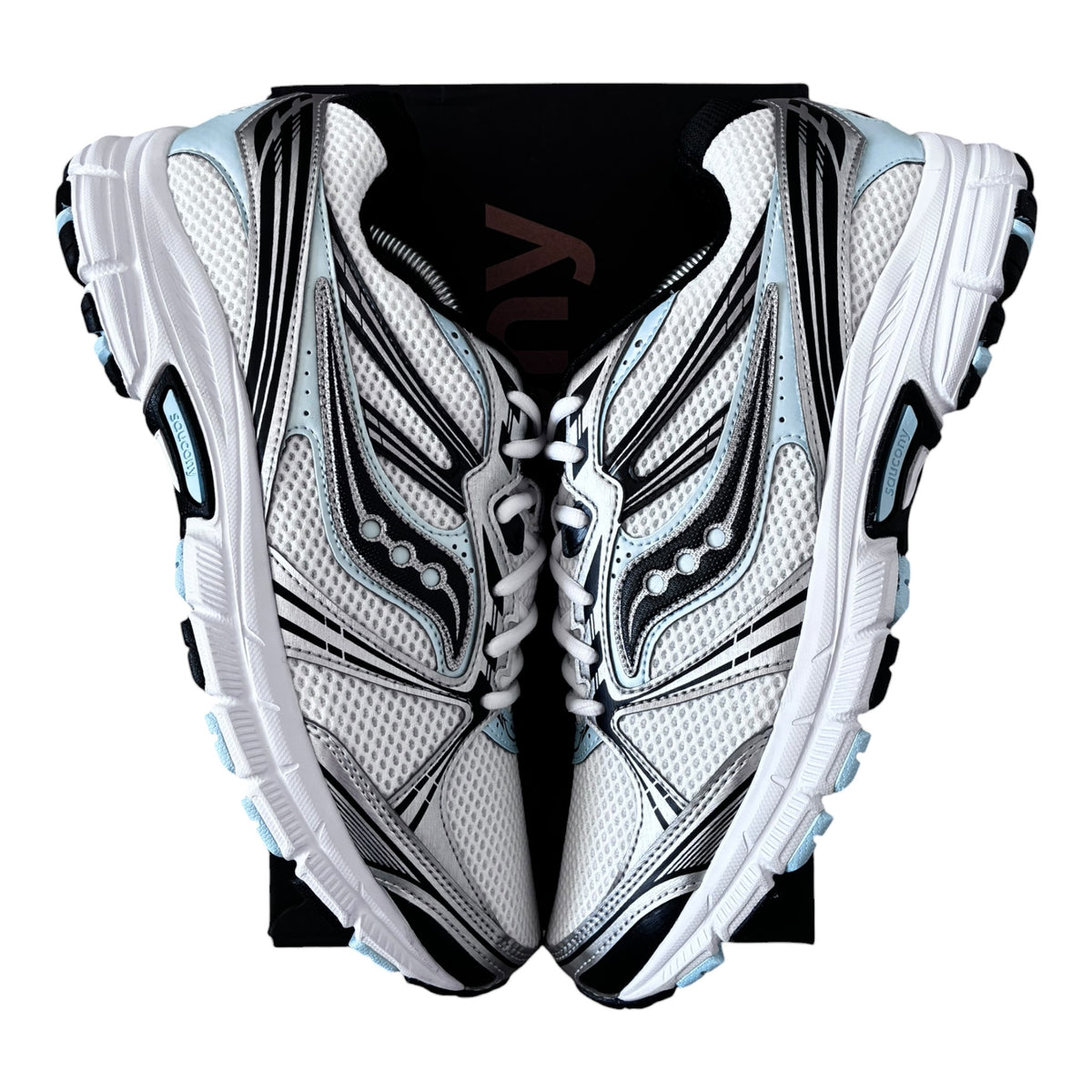 Saucony Grid Legacy – White/Silver/Spa