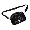BAPE A Bathing Ape Shoulder Bag Camo Black