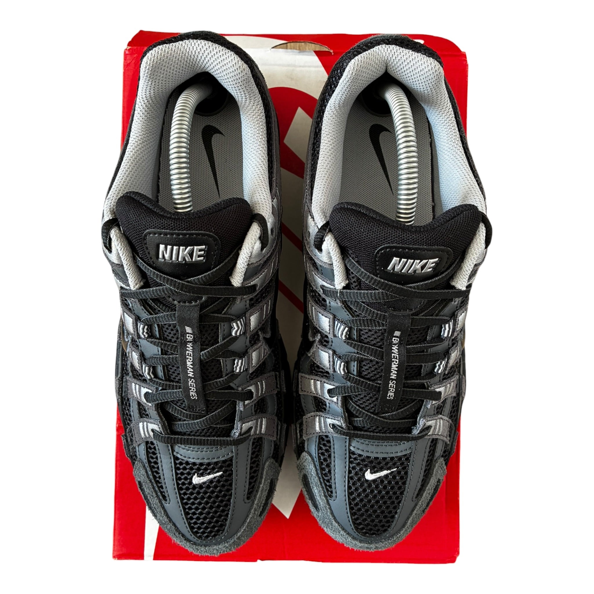 Nike P-6000 Black/Anthracite Chrome Suede