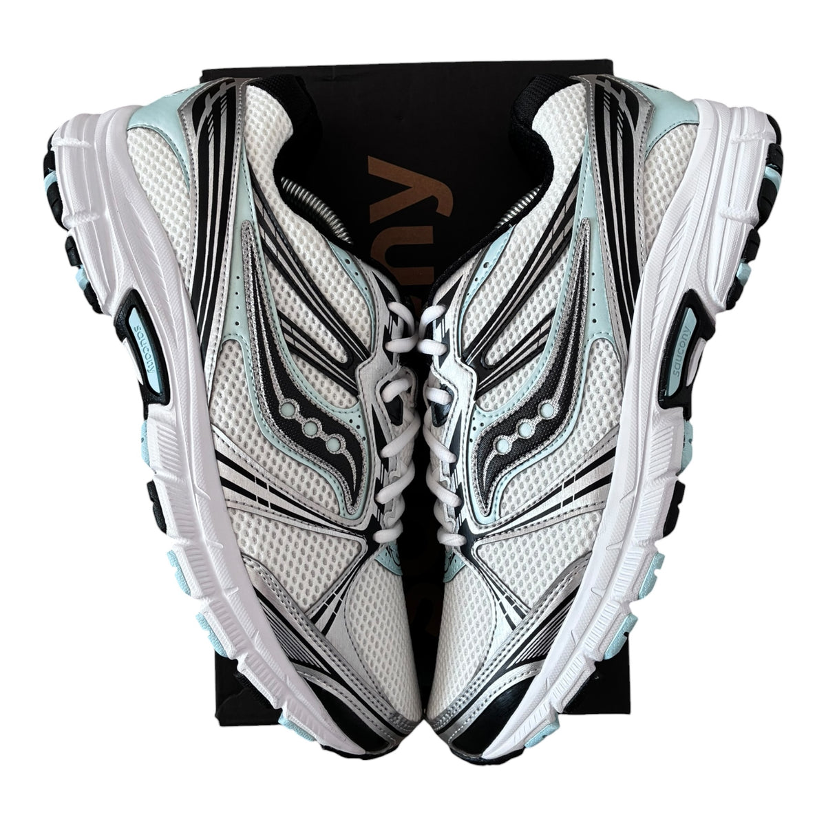 Saucony Grid Legacy – White/Silver/Spa