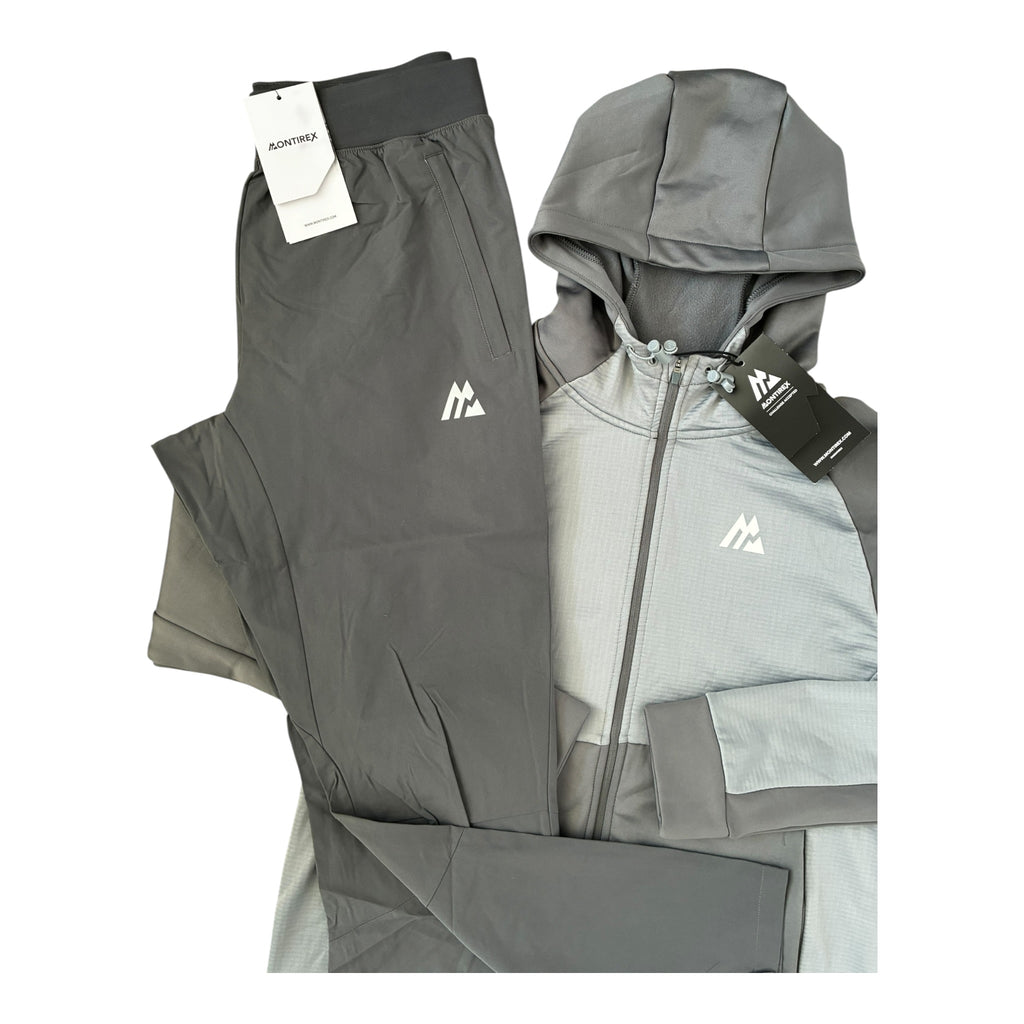 Montirex Flex Gridded Hoodie & Fly 2.0 Pant Tracksuit Set