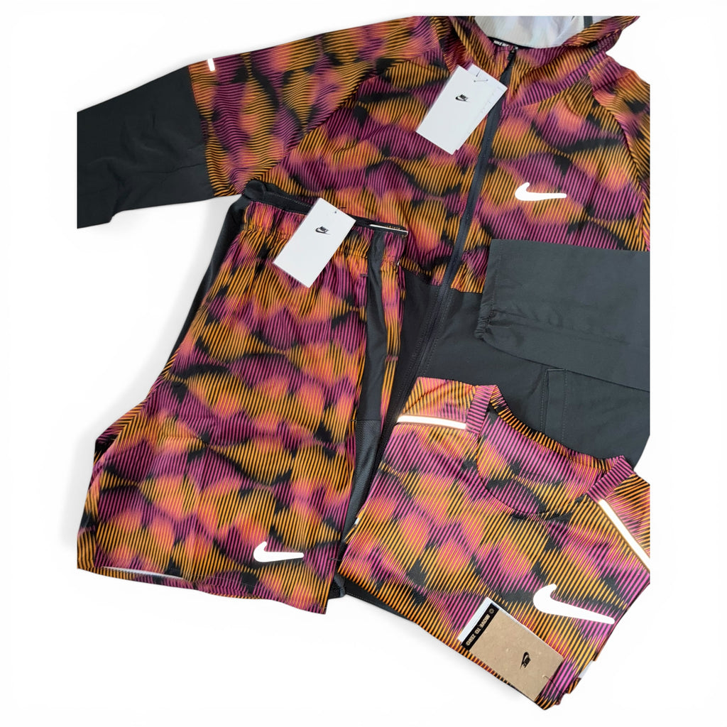 Nike Festival Sound-Wave Windbreaker T-Shirt & Shorts Set