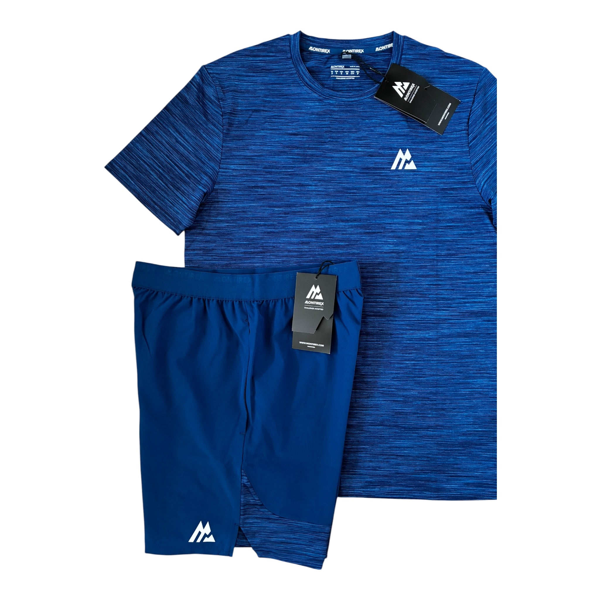 Montirex Trail 2.0 T-Shirt & Shorts Set – Agency/Oceanic/Mariana Navy Blue