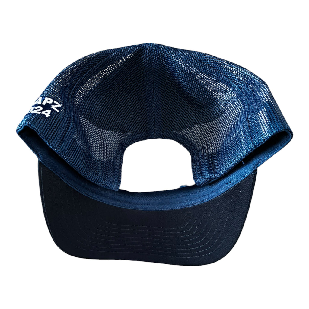 AMQ Navy Blue / White Cap - 2 For £75