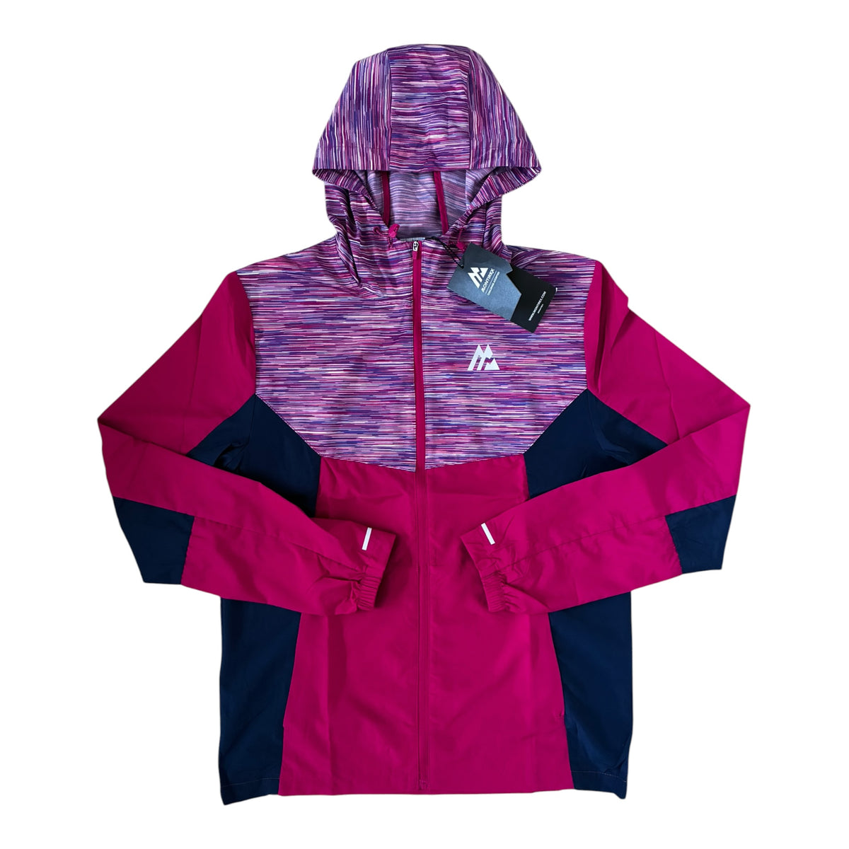 Montirex Trail 3.0 Windbreaker Jacket & Trace Running Pant Tracksuit Set – Spiced Cherry/Midnight Blue/Coral/Tuscan Grape/White