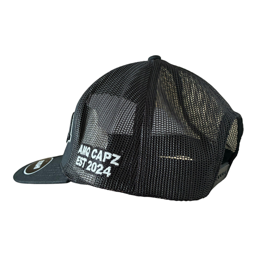 AMQ Black / Silver Cap - 2 For £75