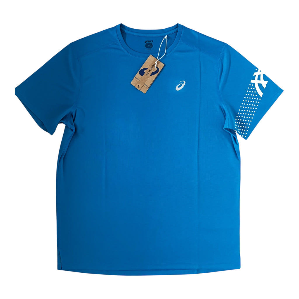 Asics Icon T-Shirt & Shorts Set – Aegean Blue/Cream
